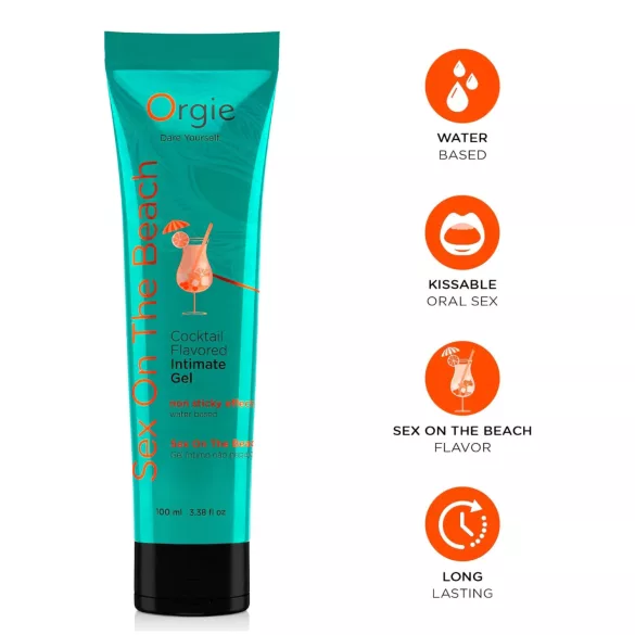 Orgie Cocktail - syötävä liukuvoide - Sex On The Beach - 100ml