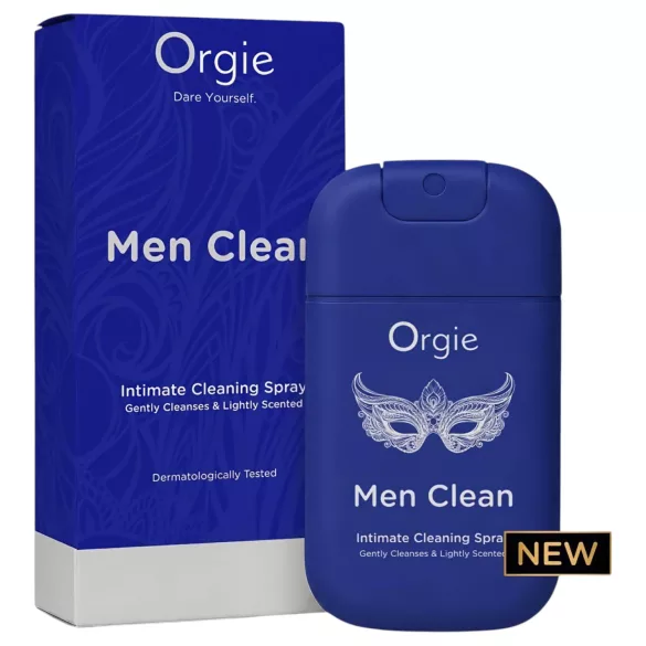 Orgie Men Clean - intiimialueiden puhdistus- ja raikastussuihke miehille (30 ml)