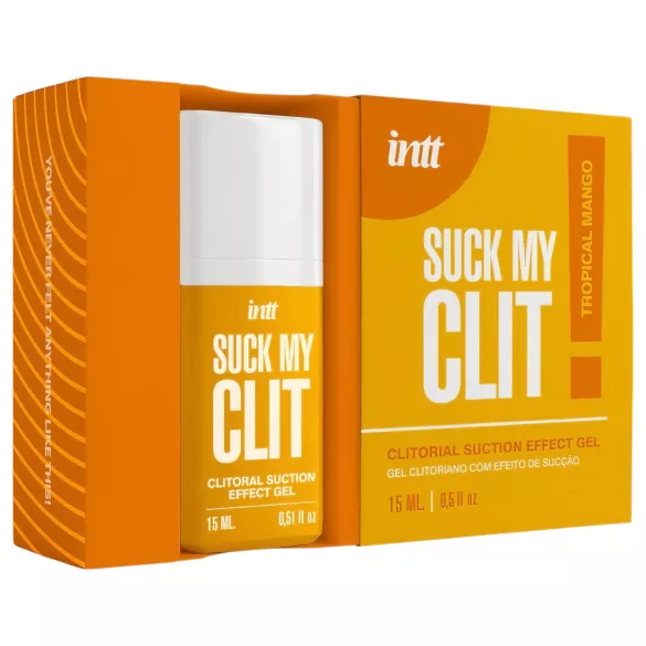 Intt Suck My Clit - klitoriksen stimuloiva geeli naisille - mango (15 ml)