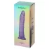 Baseks Jellies - imukupilla varustettu geelidildo (violetti)