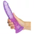 Baseks Jellies - imukupilla varustettu geelidildo (violetti)
