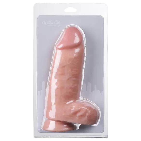 Willie City - paksu realistinen dildo (ihonvärinen) - 24,5 cm