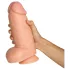 Willie City - paksu realistinen dildo (ihonvärinen) - 24,5 cm