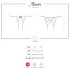 Obsessive Miamor - avoimet pitsialushousut - verkkokangas - musta - L/XL
