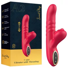 Sweet Play - 2in1 vibraattori ja klitoriskiihotin - pinkki