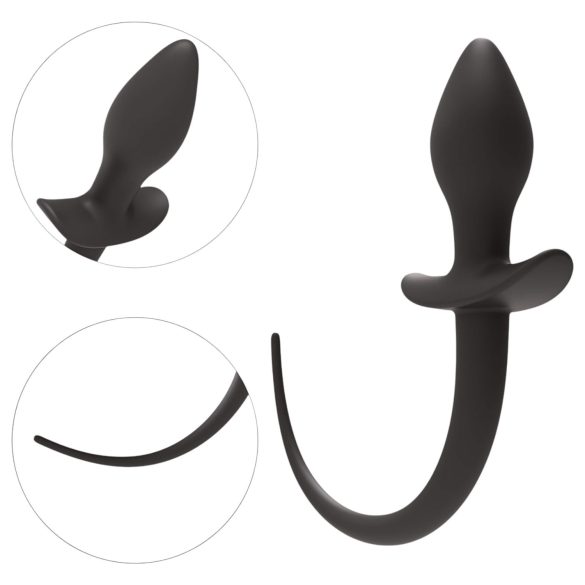 Wild Play - anaalitappi hännällä - musta