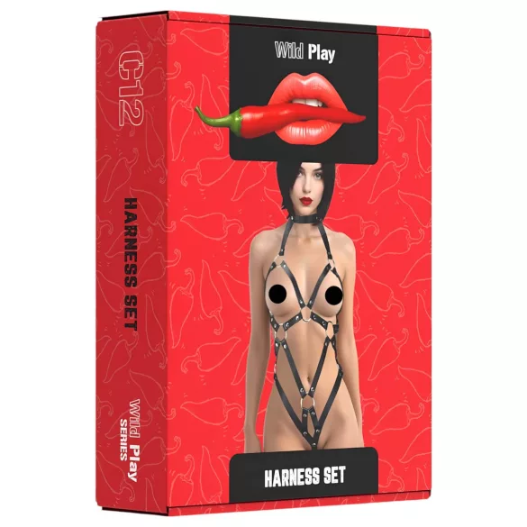 Wild Play - vartaloharnessi - musta