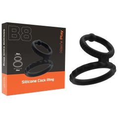 Men's Play - penis- ja kivestenrengas - musta