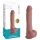 Erospace Natural Play - silikoni dildo 24 cm (ihonvärinen)