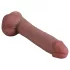 Erospace Natural Play - silikoni dildo 24 cm (ihonvärinen)