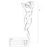 Passion BS010 - avoin verkkobody (musta) - Koot S-L