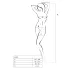 Passion BS001 - verkkobodystocking - isot silmukat - musta - S-L