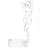 Passion BS020 - avoin pitsibody koristeilla - musta - S-L