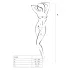 Passion BS031 - avoin catsuit - valkoinen - S-L