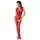 Passion BS052 - avoin verkkobodysuit - punainen - S-L