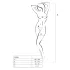 Passion BS066 - neulesetti olkaimilla - musta - S-L