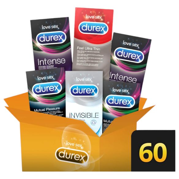 Durex Premium - ekstra nautinto kondomipakkaus (6x10 kpl)