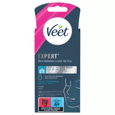 Veet Expert - vahaliuskat - herkälle iholle - 20 kpl