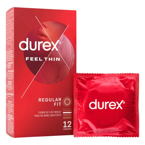 Durex Feel Thin - ohut kondomi - luonnollinen tunne - 2x12 kpl pakkaus