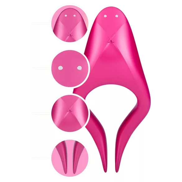 Durex Tease & Ride - klitorisvibraattori - pinkki
