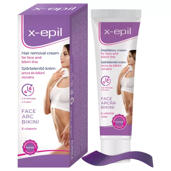 X-Epil - karvanpoistovoide kasvoille/bikinilinjalle - 40 ml