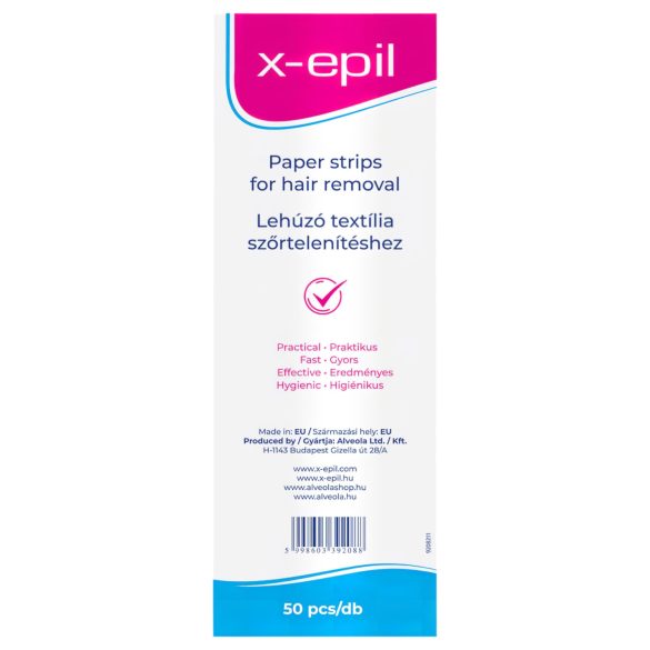 X-Epil - irrotettavat kangasnauhat (50 kpl)