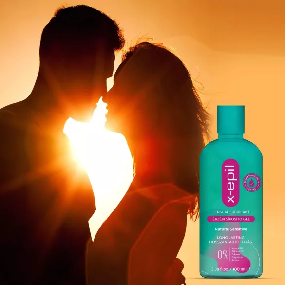 X-Epil Natural Sensitive - liukuvoide intiimiin herkälle iholle 100ml