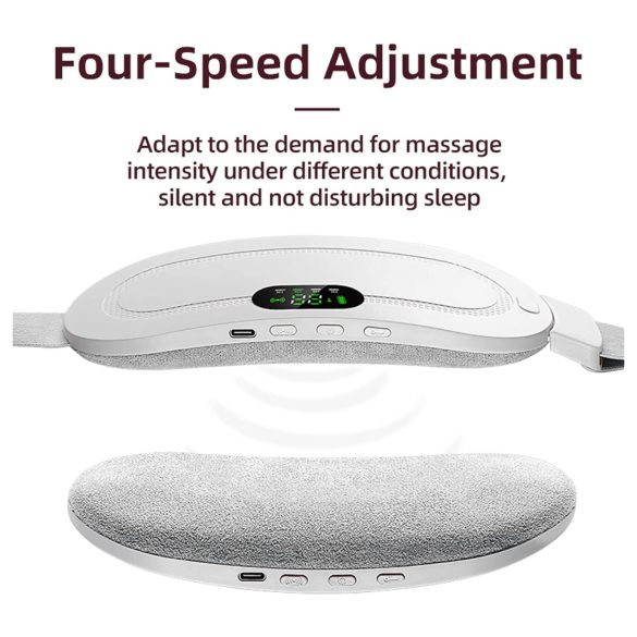 EMS - ladattava kuukautiskipujen hierontavyö - valkoinen