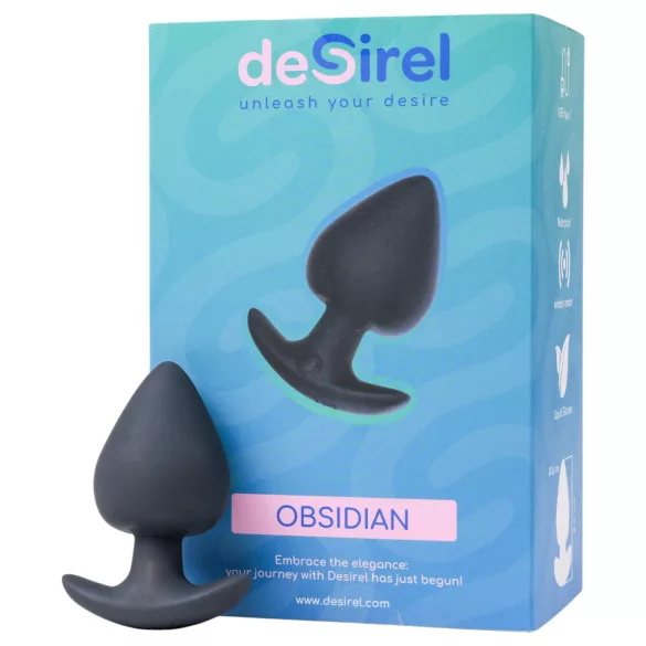 Desirel Obsidian - Sovelluksella ohjattava anaalivibraattori (musta)