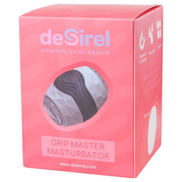 Desirel Grip Master - tiukka masturbaattori - harmaa