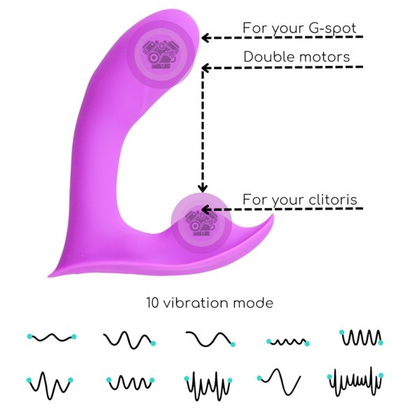 Desirel Insider - G-piste ja prostata vibraattori - violetti