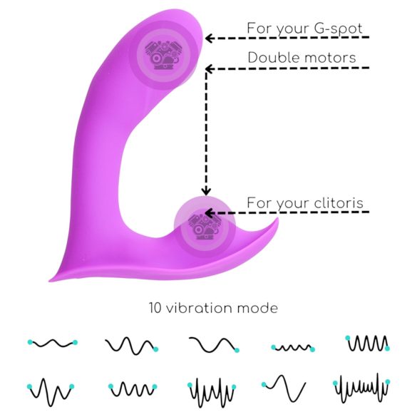 Desirel Insider - G-piste ja prostata vibraattori - violetti