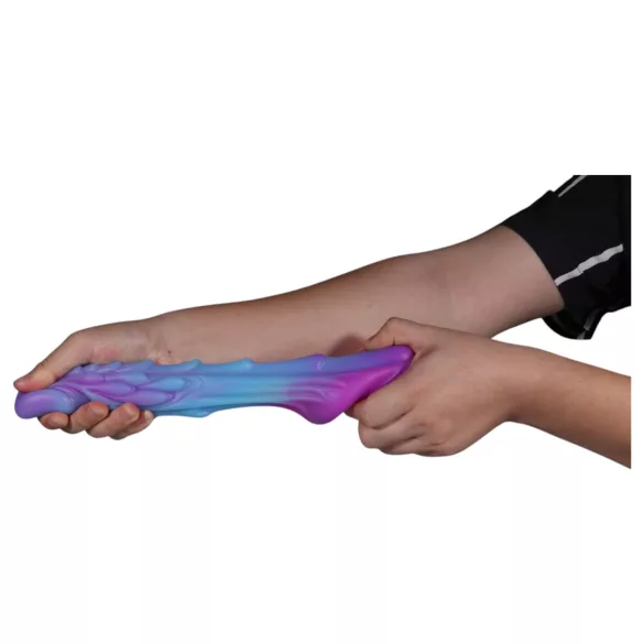 OgazR - loistava sormusdildo - 22cm - lila-vaaleanpunainen