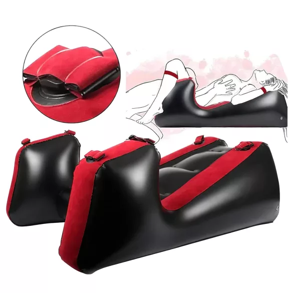 Desirel Magic Pillow - puhalustyyny seksiasentoihin (punainen)