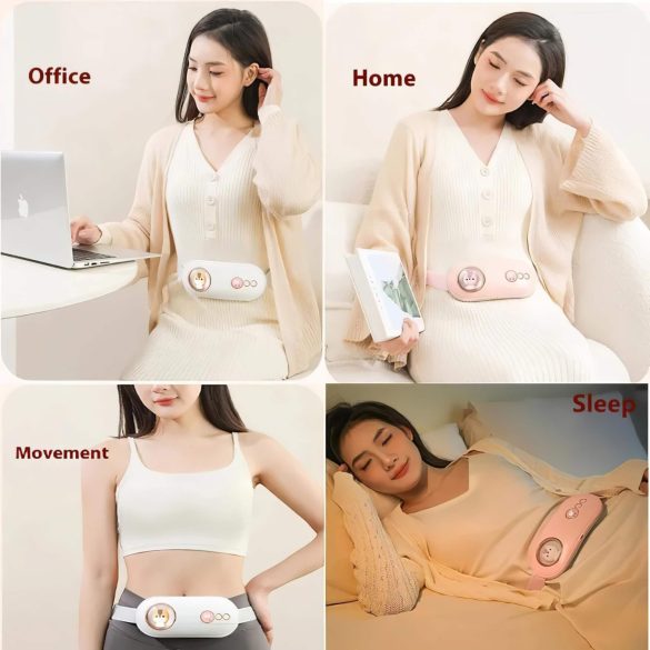 HappyPet Comfort - kuukautiskipujen hierontavyö - valkoinen