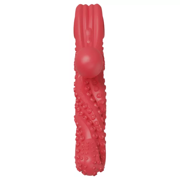 Monster Fuck - klitoriskiihotin vibraattori varrellinen - punainen