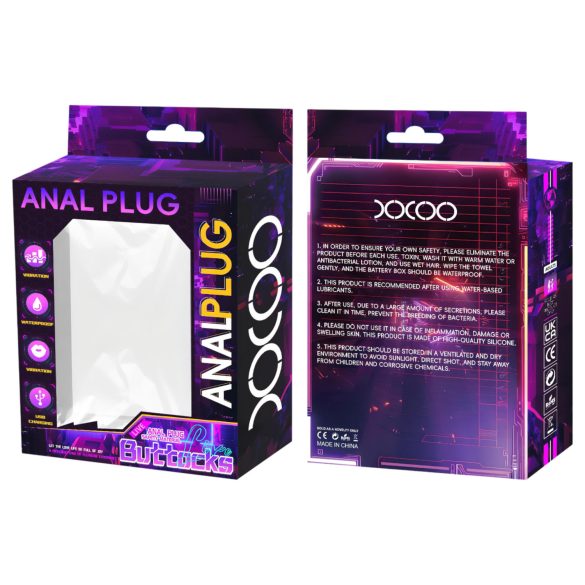 Lonely - pyöriväpäinen prostatavibraattori penisrenkaalla (musta)