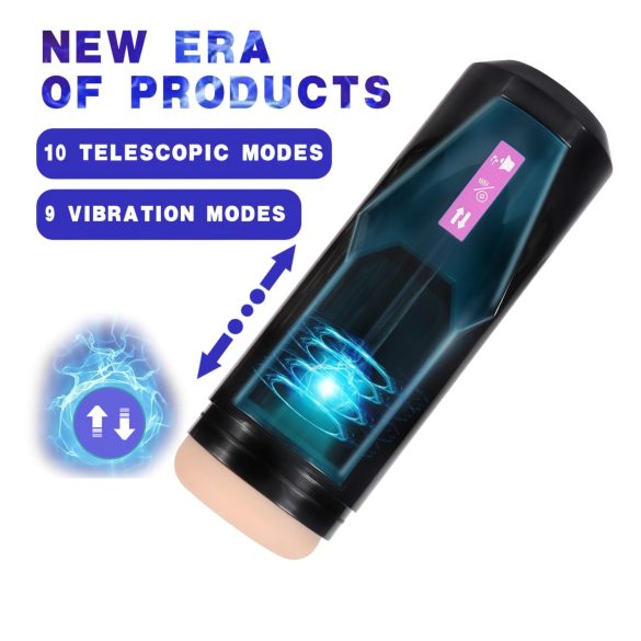 Lonely - masturbaattori työntötoiminto äänellä - musta