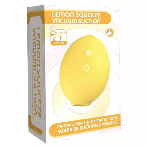 Lemon Squeeze - sitruunan muotoinen klitoriskiihotin (keltainen)