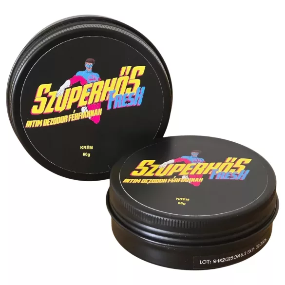 Supersankari Fresh - intiimikreemideodorantti miehille (60 g)