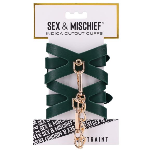 Sportsheets - käsiraudat - vihreä