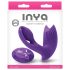 Inya Bump-N-Grind - lämpenevä 2in1 klitorisvibraattori (violetti)