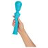 FemmeFunn Ultra Wand XL - Premium-hierontavibraattori (turkoosi)