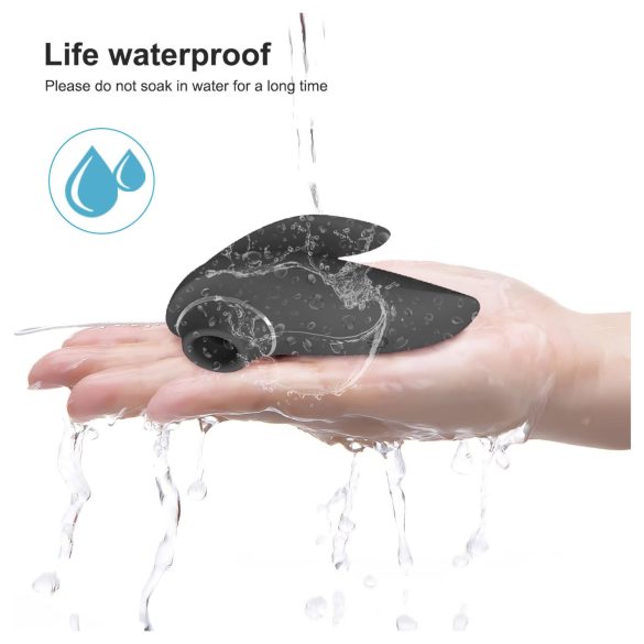 AlvUp - klitoriskiihotin värisevä ilmalla - musta