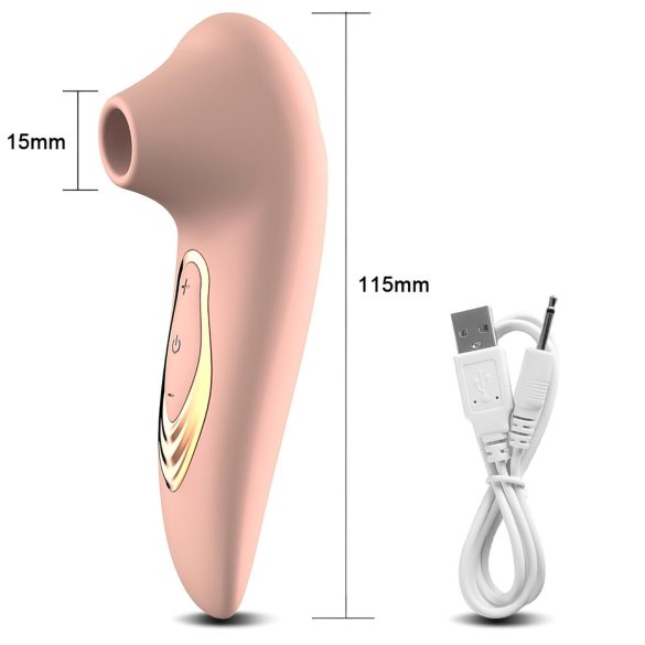 AlvUp - klitoriskiihotin ilmapulssi vibraattori - pinkki