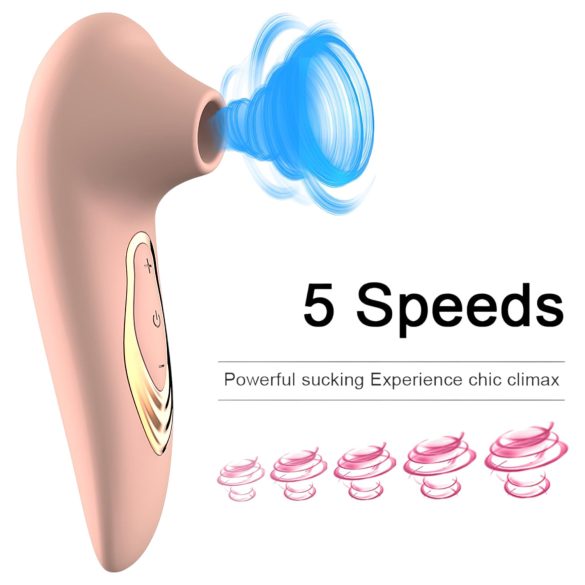 AlvUp - klitoriskiihotin ilmapulssi vibraattori - pinkki