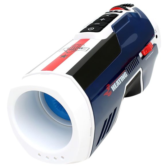 Leten SM Future Pro - verkko-ohjattu työntävä, ääntävä, puristava, lämmittävä masturbaattori (sininen)