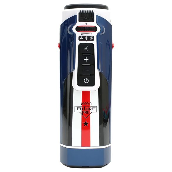 Leten SM Future Pro - verkko-ohjattu työntävä, ääntävä, puristava, lämmittävä masturbaattori (sininen)