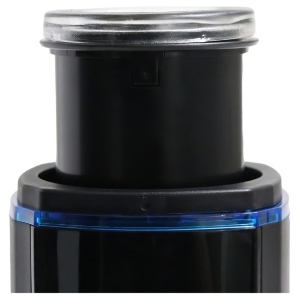 Leten SM320 - miesten mastubaattori äänellä ja lämmityksellä - musta