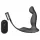 Sex HD Virgil - prostata-vibraattori penis- ja kivesterenkaalla - musta